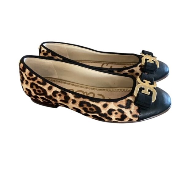 Sam Edelman Mage Leopard Ballet Flats 5 - Picture 1 of 7